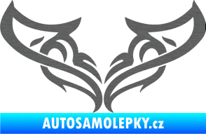 Samolepka Tetování 063 škrábaný titan