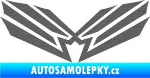 Samolepka Tetování 077 škrábaný titan
