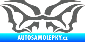 Samolepka Tetování 138 škrábaný titan