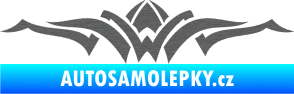 Samolepka Tetování 140 škrábaný titan