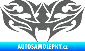 Samolepka Tetování 200 škrábaný titan