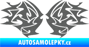 Samolepka Tetování 205 škrábaný titan