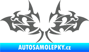 Samolepka Tetování 206 škrábaný titan