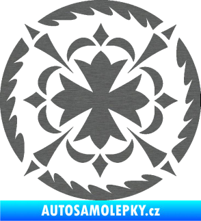 Samolepka Tetování 207 škrábaný titan