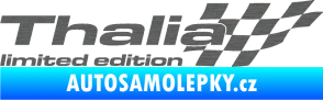 Samolepka Thalia limited edition pravá škrábaný titan
