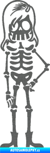 Samolepka The Bone Family Slečna škrábaný titan