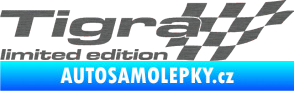 Samolepka Tigra limited edition pravá škrábaný titan
