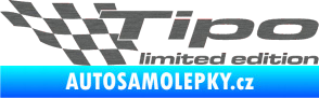 Samolepka Tipo limited edition levá škrábaný titan