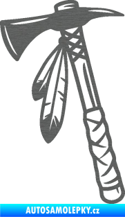 Samolepka Tomahawk 001 levá škrábaný titan
