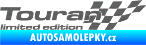 Samolepka Touran limited edition pravá škrábaný titan