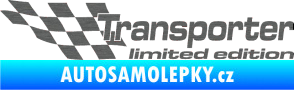 Samolepka Transporter limited edition levá škrábaný titan