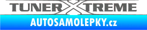 Samolepka Tuner extreme obrys škrábaný titan