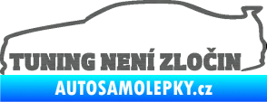 Samolepka Tuning není zločin 001 škrábaný titan
