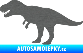 Samolepka Tyrannosaurus Rex 001 levá škrábaný titan