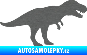 Samolepka Tyrannosaurus Rex 001 pravá škrábaný titan