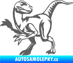 Samolepka Tyrannosaurus Rex 003 levá škrábaný titan
