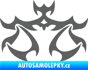 Samolepka Váhy 003 škrábaný titan