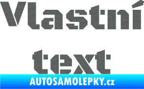 Samolepka Vlastní text - Black Ops škrábaný titan