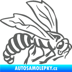 Samolepka Vosa 003 pravá škrábaný titan