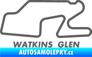 Samolepka Okruh Watkins Glen International škrábaný titan