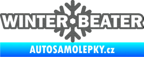 Samolepka Winter beater škrábaný titan