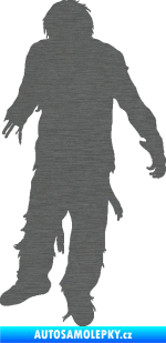 Samolepka Zombie 001 levá škrábaný titan