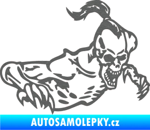 Samolepka Zombík pravá škrábaný titan