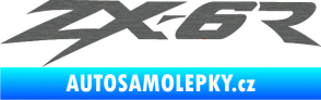 Samolepka ZX 6R škrábaný titan