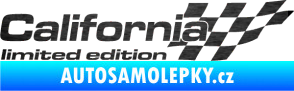 Samolepka California limited edition pravá škrábaný kov černý