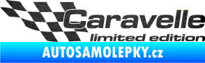Samolepka Caravelle limited edition levá škrábaný kov černý