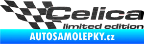 Samolepka Celica limited edition levá škrábaný kov černý