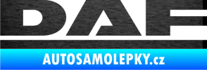Samolepka DAF škrábaný kov černý