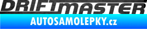Samolepka Drift master nápis škrábaný kov černý