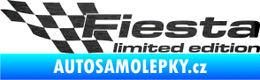 Samolepka Fiesta limited edition levá škrábaný kov černý