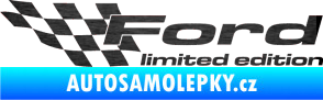 Samolepka Ford limited edition levá škrábaný kov černý