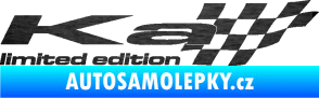Samolepka Ka limited edition pravá škrábaný kov černý