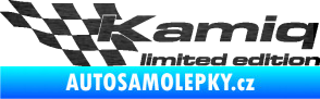 Samolepka Kamiq limited edition levá škrábaný kov černý