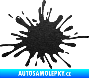 Samolepka Kaňka 002 levá škrábaný kov černý