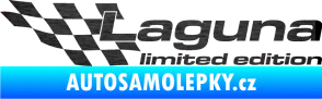 Samolepka Laguna limited edition levá škrábaný kov černý