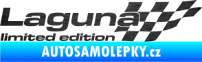 Samolepka Laguna limited edition pravá škrábaný kov černý