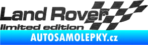 Samolepka Land Rover limited edition pravá škrábaný kov černý