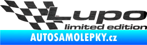 Samolepka Lupo limited edition levá škrábaný kov černý