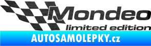 Samolepka Mondeo limited edition levá škrábaný kov černý