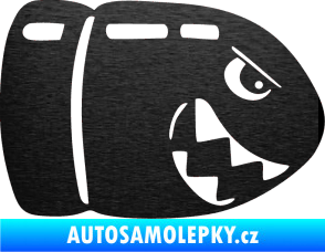 Samolepka Náboj 002 pravá škrábaný kov černý