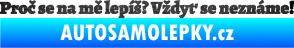 Samolepka Proč se na mě lepíš? Vždyť se neznáme! 002 škrábaný kov černý