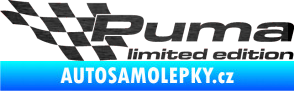 Samolepka Puma limited edition levá škrábaný kov černý