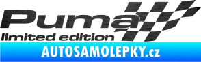 Samolepka Puma limited edition pravá škrábaný kov černý