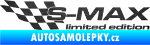 Samolepka S-MAX limited edition levá škrábaný kov černý