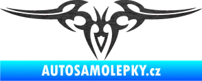 Samolepka Tetování 006 škrábaný kov černý
