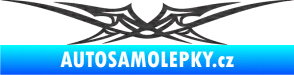 Samolepka Tetování 016 škrábaný kov černý